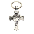 Chaveiro Cruz de Jesus com Coroa de Espinhos