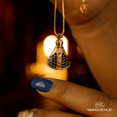 Colar Mini Nossa Senhora Aparecida - Ouro 14K
