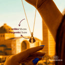 2 Colares Nss Senhora Aparecida em Ouro e 2 Colares Nss Senhora Aparecida em Prata