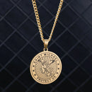 Colar São Miguel Arcanjo Ouro e Prata