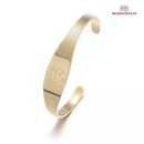 Pulseira São Bento Proteção - Folheada a Ouro, Prata 925