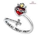 Anel Sagrado Coração de Jesus Premium