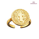 Anel São Bento - Vintage Ouro 14K