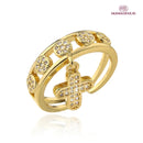 Anel com Pingente Cruz do Altíssimo - Ajustável