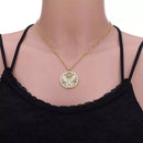 Colar Espirito Santo -  Folheado a Ouro