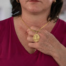 Colar Nossa Senhora de Fátima - Ouro 18K