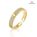 Anel de Cruz Divino - Ajustável