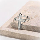 Anel de Cruz da Fé - Ajustável