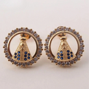 Brinco de Nossa Senhora Aparecida Circulo da Fé - Zircônia Premium