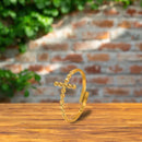 Anel de Cruz Bendita - Ajustável