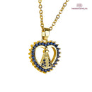 Colar de Nossa Senhora Aparecida - Coração Milagroso