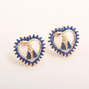 Brinco de Nossa Senhora Aparecida Amor Divino - Zircônia Premium